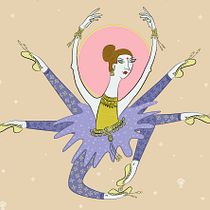 Grand Ecartisha. Traditional illustration, Character Design, Vector Illustration, and Drawing project by Leda Genitti - 02.18.2022