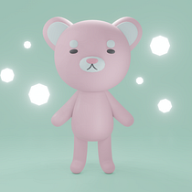 My project in Kawaii Character Creation in 3D with Blender  course Ein Projekt aus dem Bereich Traditionelle Illustration, Design von Figuren, Digitale Illustration, 3-D-Modellierung und Manga von kristinesinamban - 29.12.2021