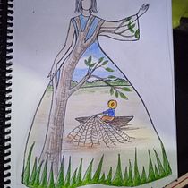 Natureza Amazônica. Un projet de Illustration traditionnelle, Esquisse , St, lisme, Dessin numérique et Illustration de mode de Seanne Oliveira - 15.02.2022