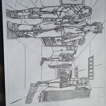 Mi Proyecto del curso: Fundamentos del dibujo de personas a partir de la imaginación. Traditional illustration, Fine Arts, Sketching, Pencil Drawing, Drawing, Artistic Drawing, and Figure Drawing project by vicmora67 - 02.18.2022