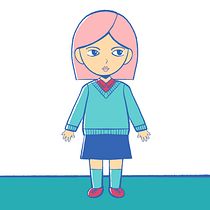 My project in Design of Kawaii-Style Characters course. Design, Traditional illustration, Character Design, and Manga project by Elaine Vitikainen - 02.16.2022