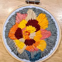 Mein Kursprojekt: Kreative Stickerei: Stichrevolution. Un projet de Créativité, Broderie , et Design textile de Ani Str - 19.02.2022