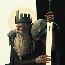 Meu projeto do curso: Ilustração sci-fi e fantasy no Procreate. Design, Ilustração tradicional, Ilustração digital, e Design digital projeto de raul thales - 17.02.2022