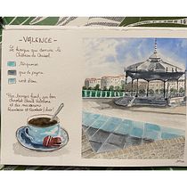 Mon projet du cours : Carnet de voyage à l’aquarelle. Projekt z dziedziny Trad, c, jna ilustracja, Malowanie akwarelą,  R, sunek architektoniczn i Sketchbook użytkownika julinote - 19.02.2022