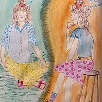 Mein Kursprojekt: Figurenentwicklung durch Beobachtungszeichnen. Un projet de Illustration traditionnelle, Conception de personnages, Dessin , et Carnet de croquis de irene.walker - 19.02.2022