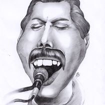 Mi Proyecto del curso: Retrato en caricatura con grafito. Ilustração tradicional, Desenho, e Desenho de retrato projeto de Wendy Torres - 20.02.2022