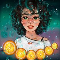 Mi Proyecto del curso: Retratos digitales de fantasía con Photoshop. Traditional illustration, Drawing, Digital Illustration, Portrait Drawing, Digital Drawing, and Digital Painting project by Sandra Lizz Silva Frías - 02.19.2022