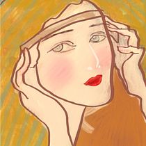Variations of girl portraits based on the original source as part of finding styles . Design, Traditional illustration, Fine Arts, Painting, Creativit, Creating with Kids, and Sketchbook project by tintintin - 02.18.2022