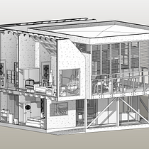 Mi Proyecto del curso: Diseño y modelado arquitectónico 3D con Revit. Un projet de 3D, Architecture, Architecture d'intérieur, Modélisation 3D, Architecture numérique , et ArchVIZ de Deyson Kevin Paucara Jimenez - 20.02.2022