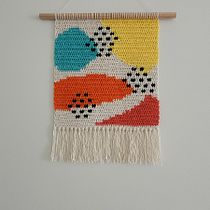 Meu projeto do curso: Intarsia crochê: teça suas tapeçarias. Un progetto di Fashion design, Interior Design, Fiber Art, DIY, Uncinetto e Textile Design di regina_loesch - 20.02.2022
