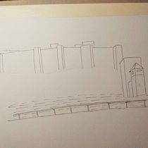 La Alcazaba de Málaga. Projekt z dziedziny Malowanie akwarelą użytkownika Ángel Cisneros Román - 20.02.2022