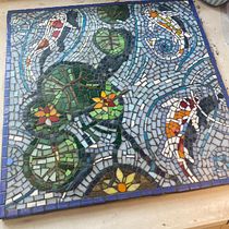 My project in Introduction to Mosaic Artwork course. Projekt z dziedziny Craft, Projektowanie i w, rób mebli,  Dekoracja wnętrz, Ceramika i DIY użytkownika antonburger - 20.02.2022