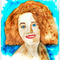 Mijn project van de cursus: Aquarelportretten maken: leg de persoonlijkheid van je model vast. Projekt z dziedziny  Sztuki piękne,  Malarstwo, Malowanie akwarelą i Portret użytkownika Timmermans Jolanda - 20.02.2022