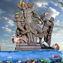 Il mio progetto del corso: Collage digitale su Photoshop: composizione ed effetti visivi. Een project van Fotografie, Collage, Retoucheren van foto's, Artistieke fotografie, Fotografische compositie y Fotomontage van Domenico De Vito - 20.02.2022