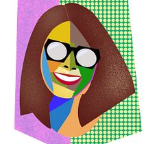 Il mio progetto del corso: Creazione di ritratti geometrici con Procreate. Traditional illustration, and Digital Illustration project by Salvo Li Calzi - 02.20.2022