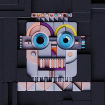 Creative Machine. Een project van  Ontwerp, 3D, 3D-animatie,  3D-modellering,  3D-ontwerp, Digitaal ontwerp y Kleurentheorie van Grit Wolany - 20.02.2022