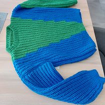 Mi Proyecto del curso: Crochet: crea prendas con una sola aguja. Design de moda, Tecido, DIY, Crochê, e Design têxtil projeto de Ángeles Jarque González - 20.02.2022