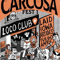 Carcosa Fest 1 cartoon poster. Traditional illustration, Character Design, and Drawing project by Ignacio Aznar de Legarra - 02.01.2022