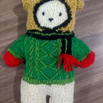 Mi Proyecto del curso: Diseño y bordado de muñecos con aguja mágica. Embroider, Decoration, Art To, s, Punch Needle, and Textile Design project by belcha - 02.18.2022