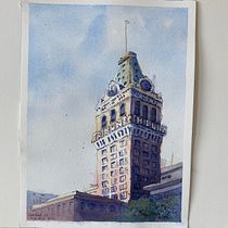 My project in Architectural Sketching with Watercolor and Ink course. Sketching, Drawing, Watercolor Painting, Architectural Illustration, Sketchbook & Ink Illustration project by lise52wallace - 02.13.2022