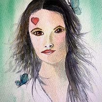 My project in Expressive Watercolor Portraits course. Traditional illustration, Fine Arts, Painting, Watercolor Painting, and Portrait Drawing project by Tracey Knox - 02.20.2022