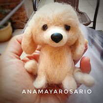 Mi primer puppy en fieltro. Artesanato, Design de brinquedos, Feltragem com agulha, e Design de personagens projeto de Alejandra Fernandez - 20.02.2022