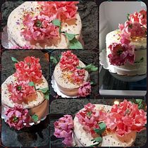 My project in Sugar Flowers for Cake Designs course. Un progetto di Design e DIY di Indre Pralataviciute - Mineikiene - 21.02.2022