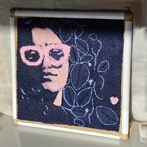 My project in Punch Needle XL Embroidery course. Un projet de Broderie, Décoration, Punch needle , et Design textile de Astrid Mair - 21.02.2022