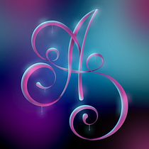 Mon projet du cours : Lettering numérique sur Photoshop avec reflets et couleurs vives. Lettering, Digital Lettering, Digital Design, 3D Lettering, H, and Lettering project by Aurélien Séré - 02.21.2022