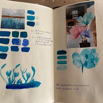 My project in Color Palette Creation: Paint Your Personal Universe course. Un proyecto de Ilustración tradicional, Pintura, Dibujo, Dibujo artístico y Teoría del color de Marion Berkhout - 21.02.2022