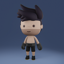 Creación de personajes kawaii en 3D con Blender  Ein Projekt aus dem Bereich Design von Figuren, Digitale Illustration, 3-D-Modellierung, Traditionelle Illustration und Manga von Kevin Rafael Araujo - 15.02.2022