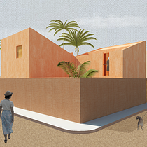 Mi Proyecto del curso: Representación gráfica de proyectos arquitectónicos. Un projet de Architecture, Design graphique, Architecture d'intérieur, Design d'intérieur, Pa, sagisme, Collage, Architecture numérique et Illustration architecturale de Maria Dolores Jiménez Granero - 21.02.2022