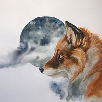 My projects in Expressive Animal Portraits in Watercolor course. Un proyecto de Ilustración tradicional, Pintura a la acuarela, Dibujo realista e Ilustración naturalista				 de Rebbeca Eggar - Martin del Campo - 21.02.2022