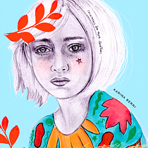 Mi Proyecto del curso: Retrato con lápiz, técnicas de color y Photoshop. Ilustração tradicional, Artes plásticas, Desenho a lápis, Desenho, Ilustração digital, e Desenho de retrato projeto de Karina Berri - 22.02.2022