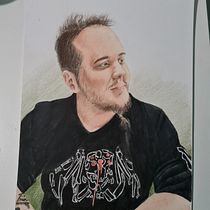 Mój projekt z kursu: Realistyczny portret kredkami. Traditional illustration, Fine Arts, Pencil Drawing, Drawing, Portrait Drawing, Realistic Drawing, Artistic Drawing, and Colored Pencil Drawing project by Olivia Fabiszewska - 02.21.2022