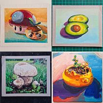 Mi Proyecto del curso: Técnicas de pintura contemporánea al óleo Ein Projekt aus dem Bereich Bildende Künste, Malerei und Ölmalerei von Micaela Gabot - 22.02.2022
