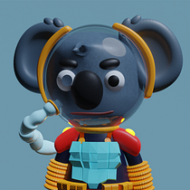My project in 3D Character Creation in Blender course. 3D, Design de personagens, Modelagem 3D, Design de personagens 3D, e 3D Design projeto de emmanuel_penaflor - 30.01.2022