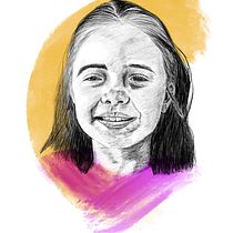 Mi Proyecto del curso: Retrato moderno con Procreate: estiliza a tu protagonista. Un projet de Illustration traditionnelle, Illustration numérique , et Dessin numérique de solanodg - 22.02.2022