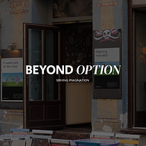 BEYOND OPTION / Community Brand Identity. Art Direction, Br, ing, Identit, and Graphic Design project by Anna Mould - 02.09.2022