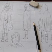 Mi Proyecto del curso: Dibujo de personajes manga desde cero. Traditional illustration, Character Design, Comic, Pencil Drawing, Drawing, and Manga project by Ricardo Villalobos Vera - 02.22.2022