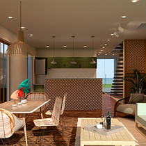 Pacífico Colombiano  - ScketchUp and V-ray. Projekt z dziedziny  Architektura, Architektura wnętrz, Architektura c, frowa i Wizualizacja architektoniczna użytkownika Yesid Adrian Carmona Tobón - 22.02.2022