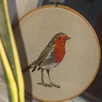 Mi Proyecto del curso: Pintar con hilo: técnicas de ilustración textil. Ilustração tradicional, Bordado, e Design têxtil projeto de carina.ortiz6 - 22.02.2022