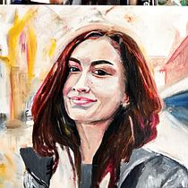 My project in Expressive Oil Portraiture: Explore the Alla Prima Technique course. Fine Arts, Painting, and Oil Painting project by Darina Dimitrova - 02.23.2022