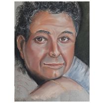 My project in Expressive Portrait Drawing with Soft Pastels course. Traditional illustration, Fine Arts, Drawing, Portrait Drawing, and Artistic Drawing project by Nancy Maragkaki - 02.23.2022