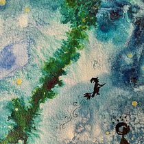 Mein Kursprojekt: Moderne Aquarelltechniken. Un progetto di Illustrazione tradizionale e Pittura ad acquerello di Sarah Huber - 24.02.2022