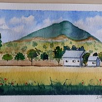Mon projet du cours : Carnet de voyage à l’aquarelle. Projekt z dziedziny Trad, c, jna ilustracja, Malowanie akwarelą,  R, sunek architektoniczn i Sketchbook użytkownika isabelle_chretien_happe - 23.02.2022