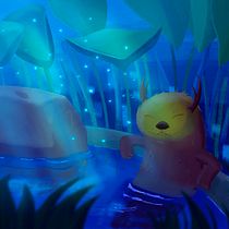 Mi Proyecto del curso: Escenas atmosféricas en Procreate: pinta con colores y luces . Traditional illustration, and Digital Illustration project by Diego Jimenez - 02.16.2022