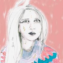 Mi Proyecto del curso: Retrato con lápiz, técnicas de color y Photoshop. Ilustração tradicional, Artes plásticas, Desenho a lápis, Desenho, Ilustração digital, e Desenho de retrato projeto de Valen villanueva - 20.06.2021