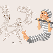 My project in Digital Character Design: Draw Protagonists with Personality course Ein Projekt aus dem Bereich Traditionelle Illustration, Design von Figuren, Zeichnung, Digitale Illustration und Digitale Zeichnung von linnianu.arika - 24.02.2022