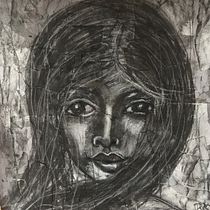 Mijn project van de cursus: Artistiek portretteren met houtskool: sferen creëren. Traditional illustration, Fine Arts, Drawing, Portrait Drawing, Realistic Drawing, and Artistic Drawing project by wilenriavanasten - 02.24.2022